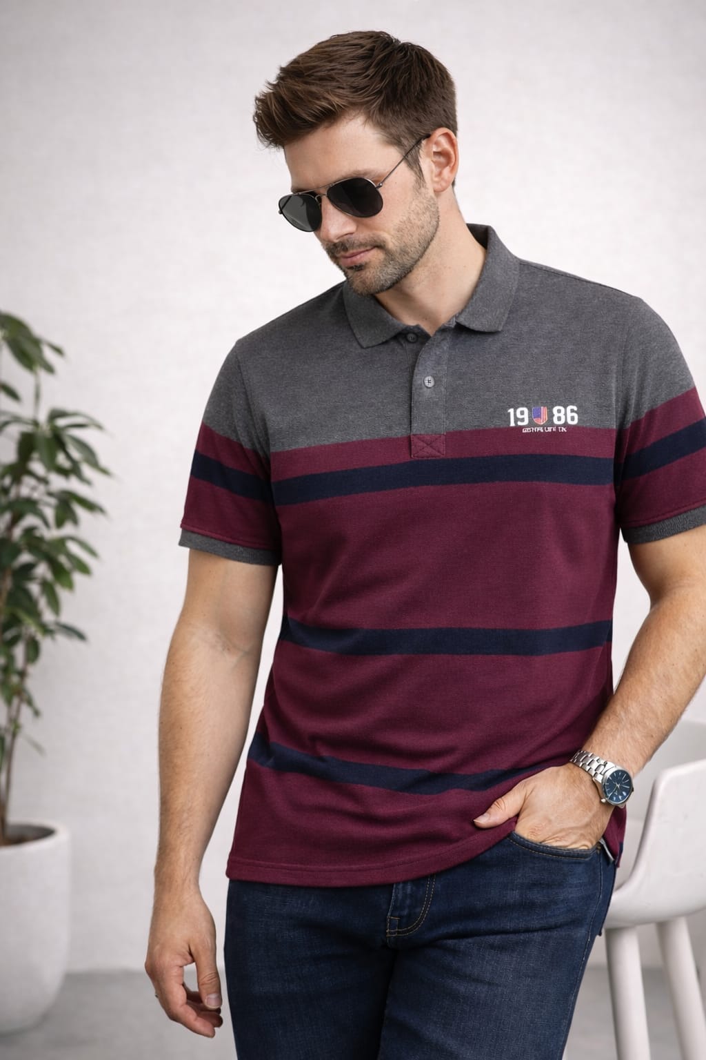 Austin Wood Polo T-shirt