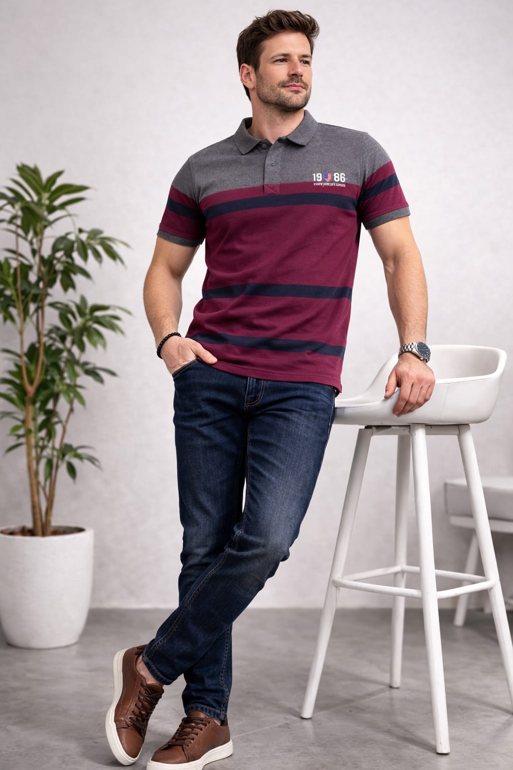 Austin Wood Polo T-shirt