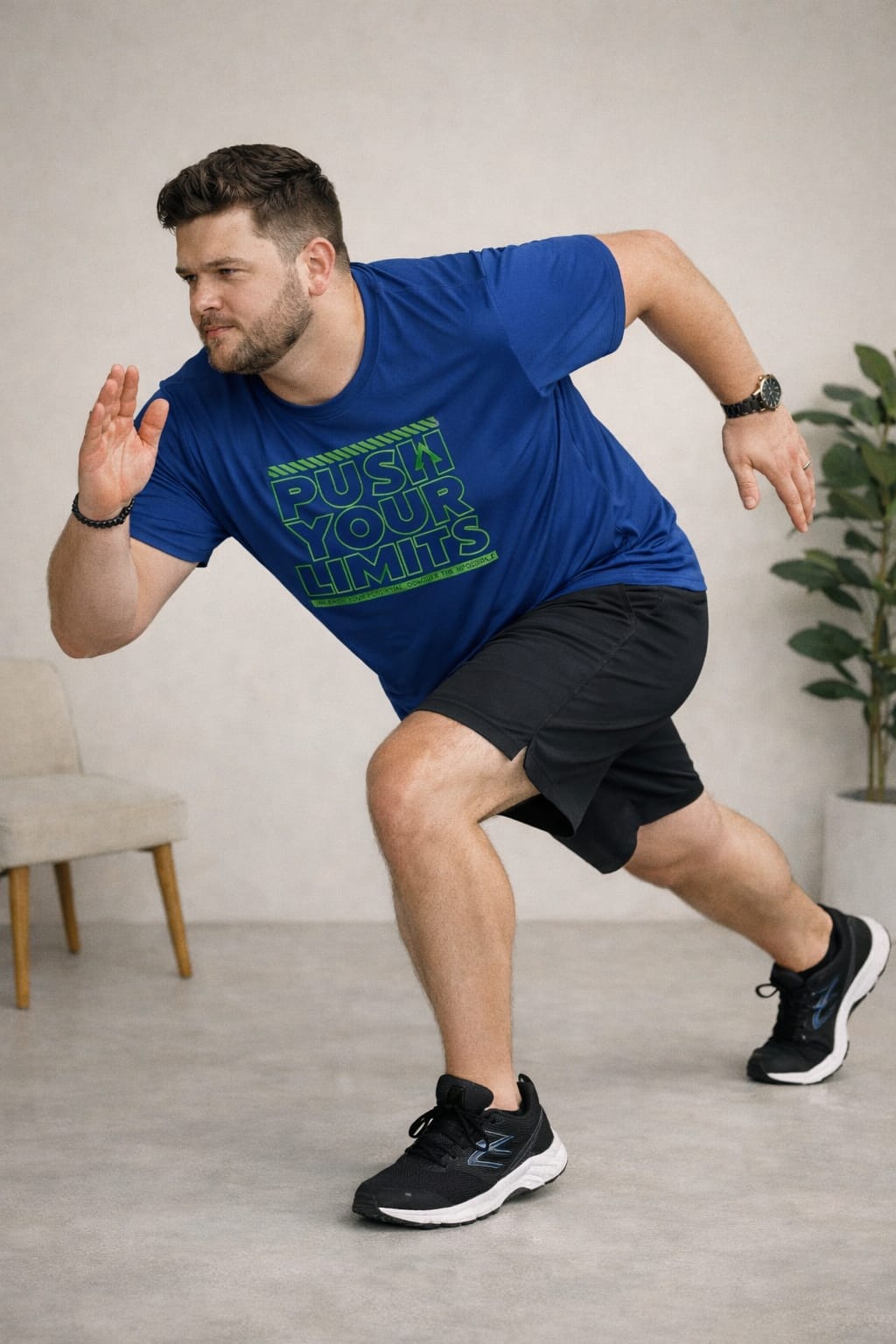 Austivo Men's Active Wear  T-shirt