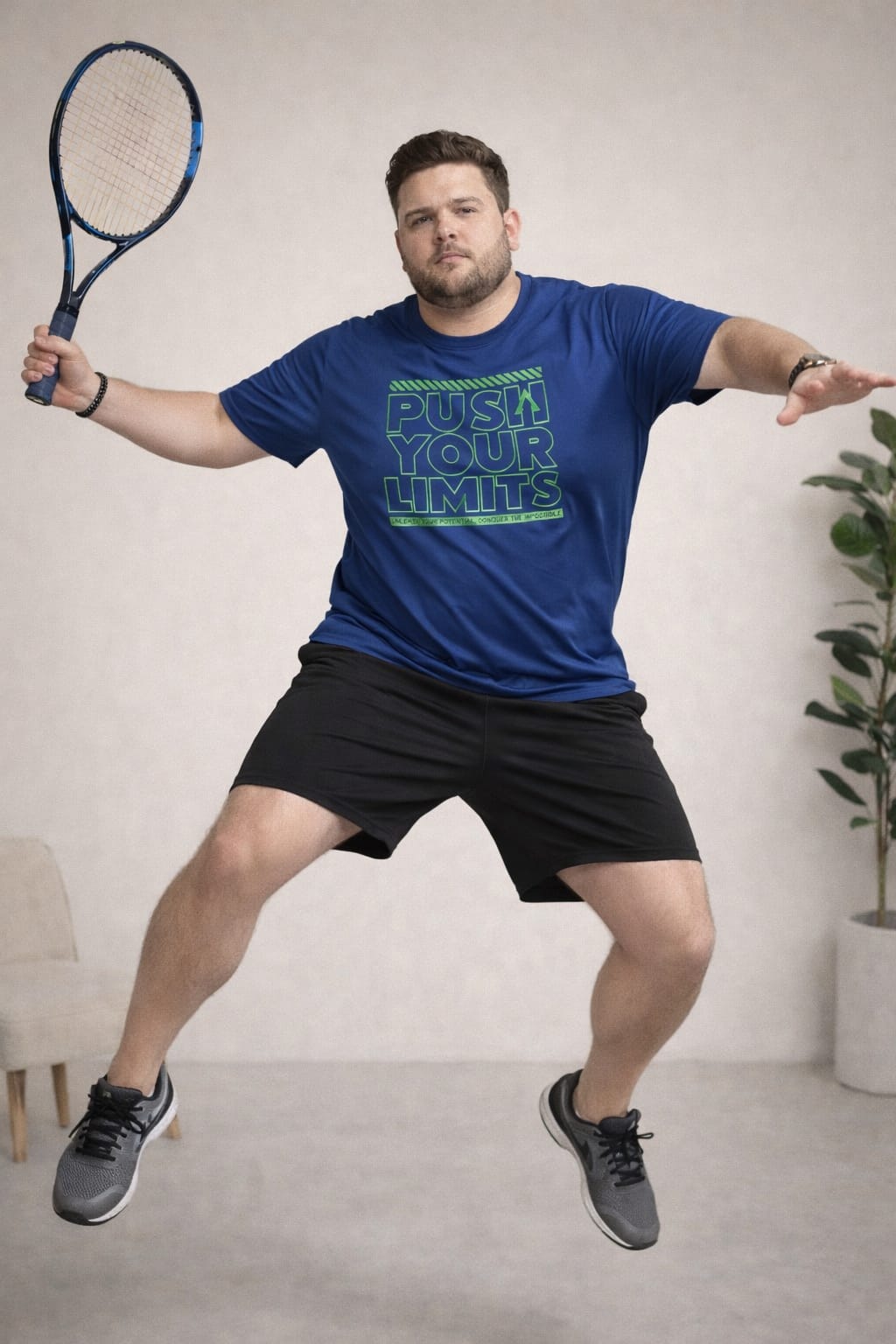 Austivo Men's Active Wear  T-shirt