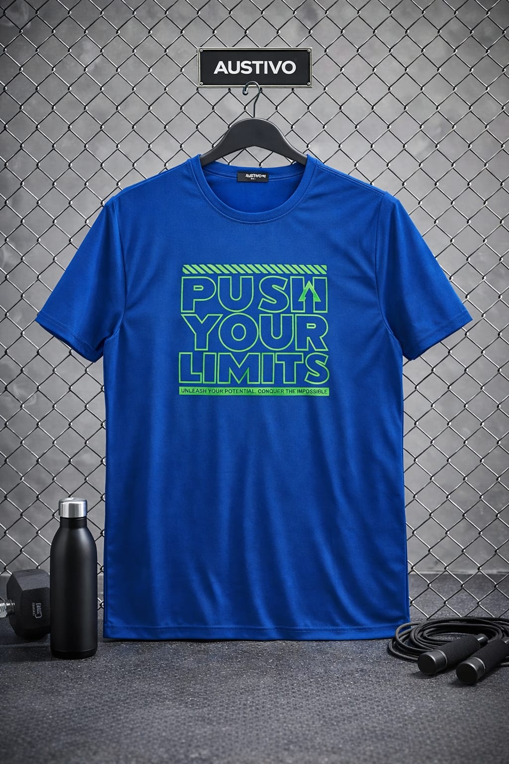 Austivo Men's Active Wear  T-shirt