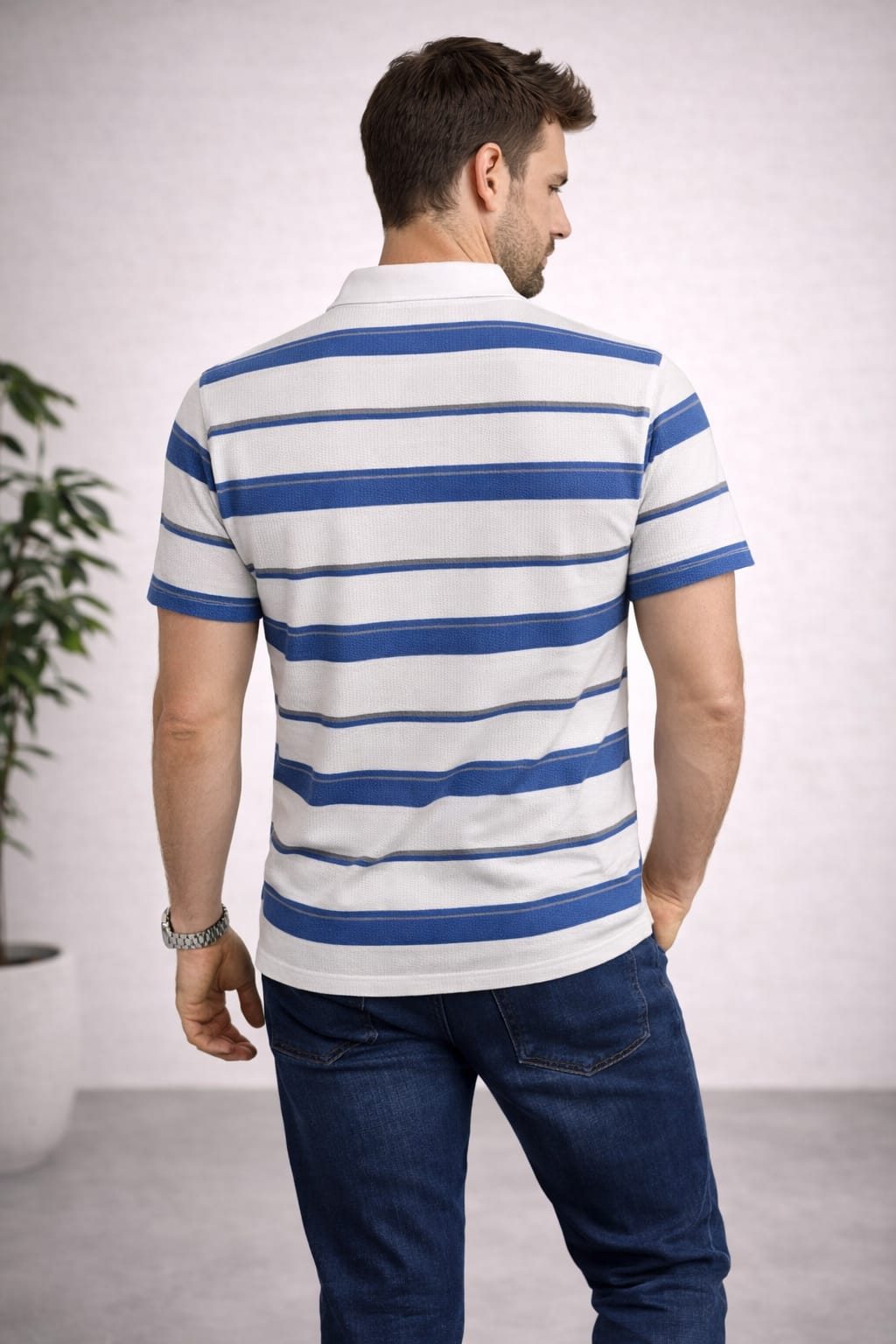 Austin Wood Pocket Polo T-shirt