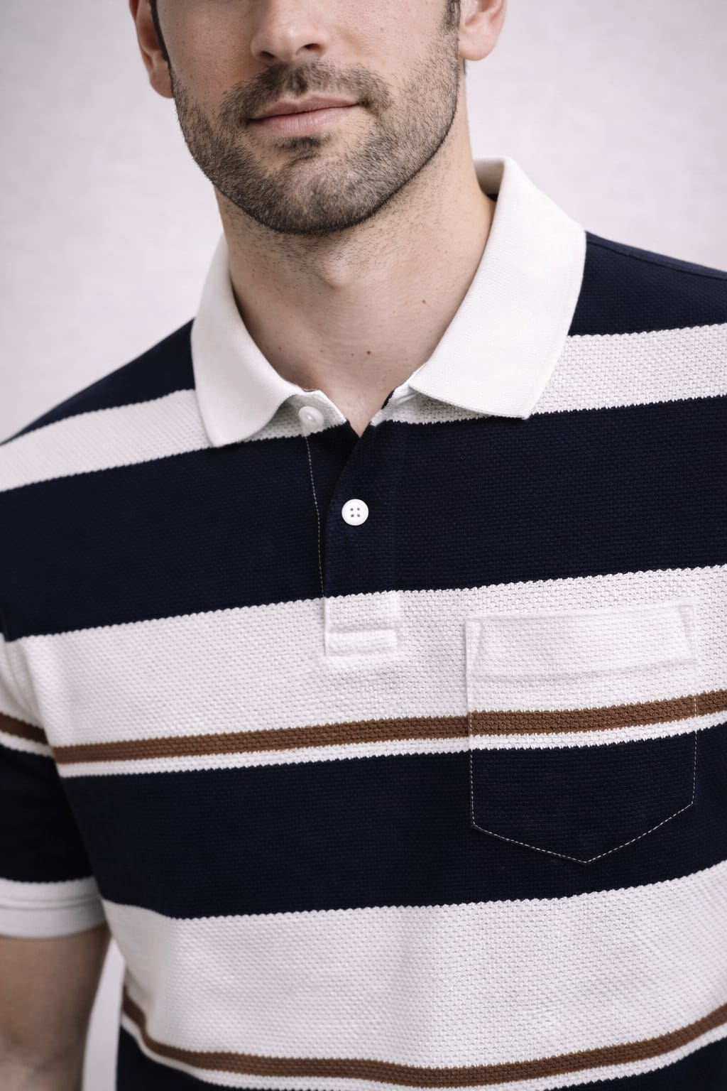 Austin Wood Pocket Polo T-shirt