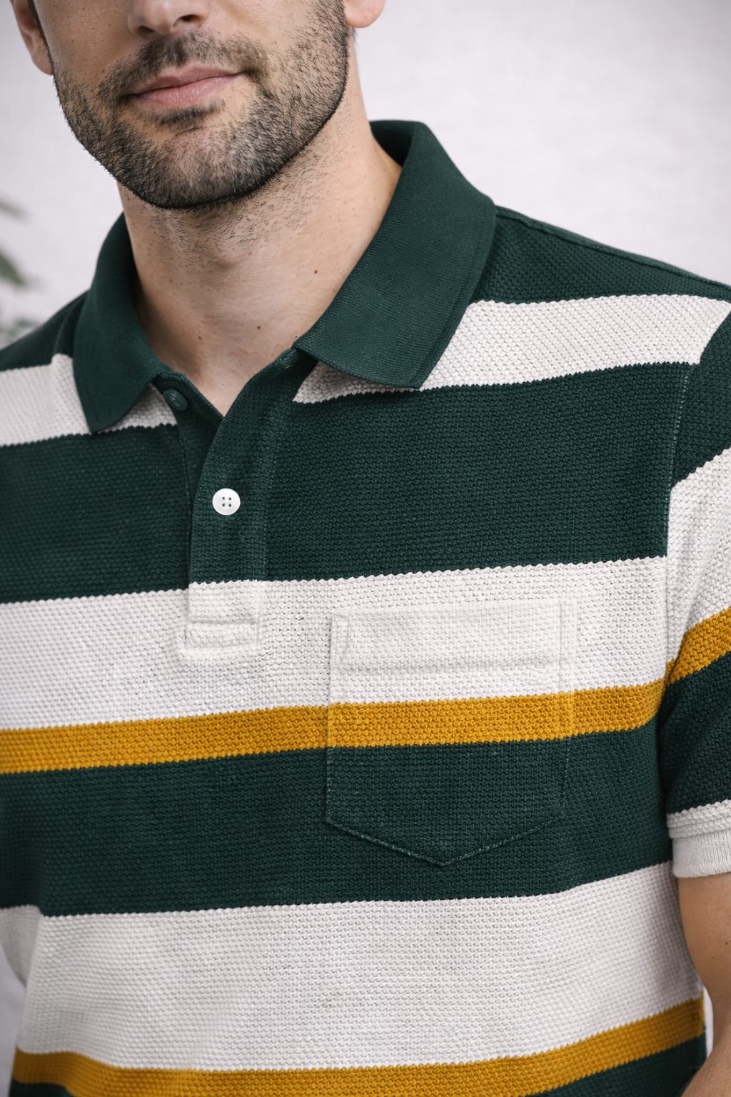 Austin Wood Pocket Polo T-shirt