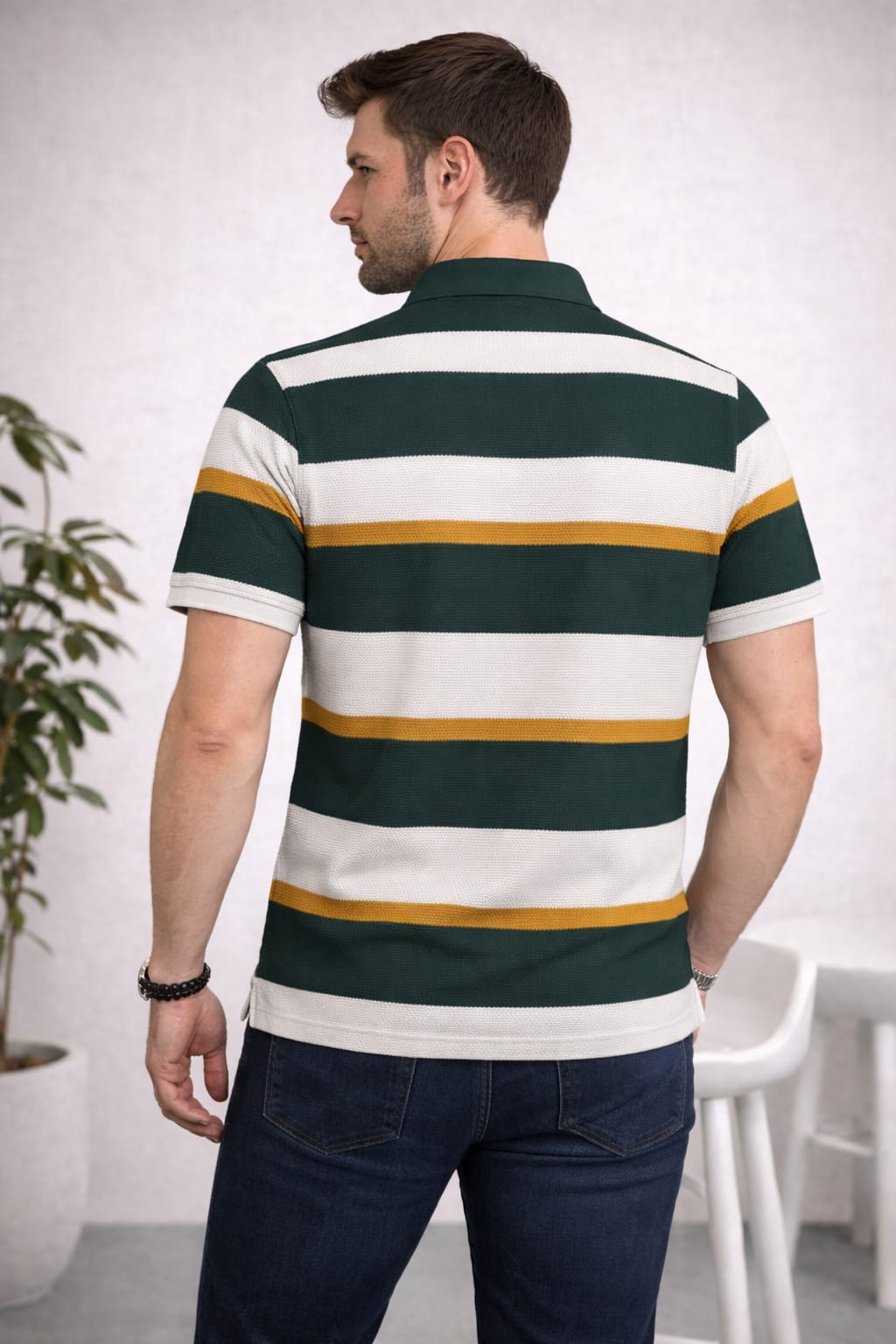 Austin Wood Pocket Polo T-shirt