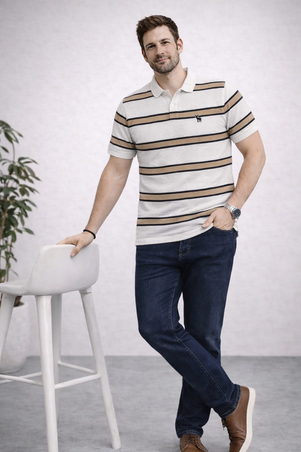 Austin Wood Polo T-shirt