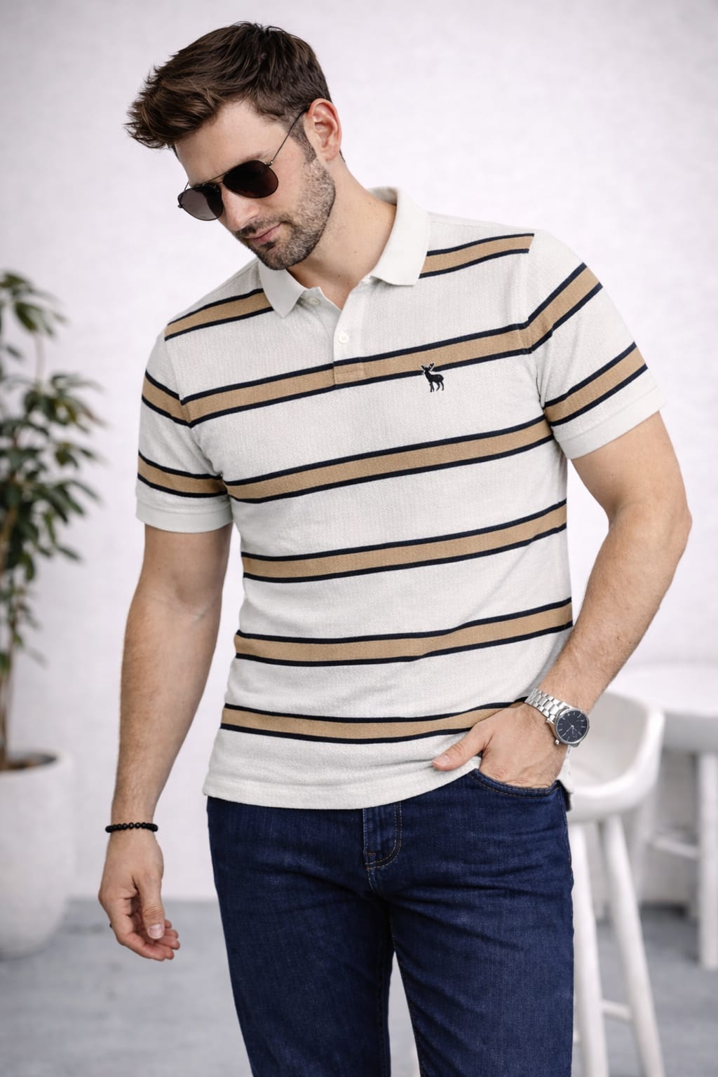 Austin Wood Polo T-shirt