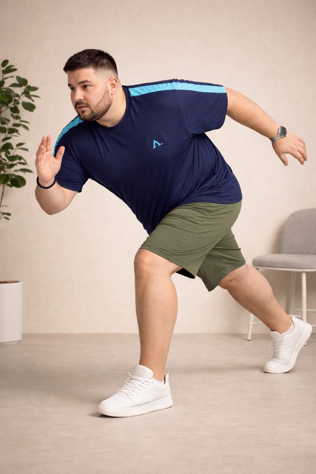 Austivo Men's Active Wear  T-shirt