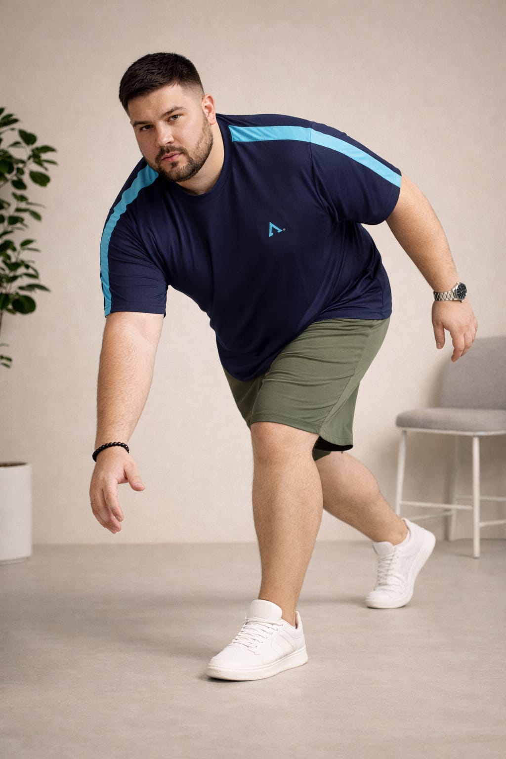 Austivo Men's Active Wear  T-shirt