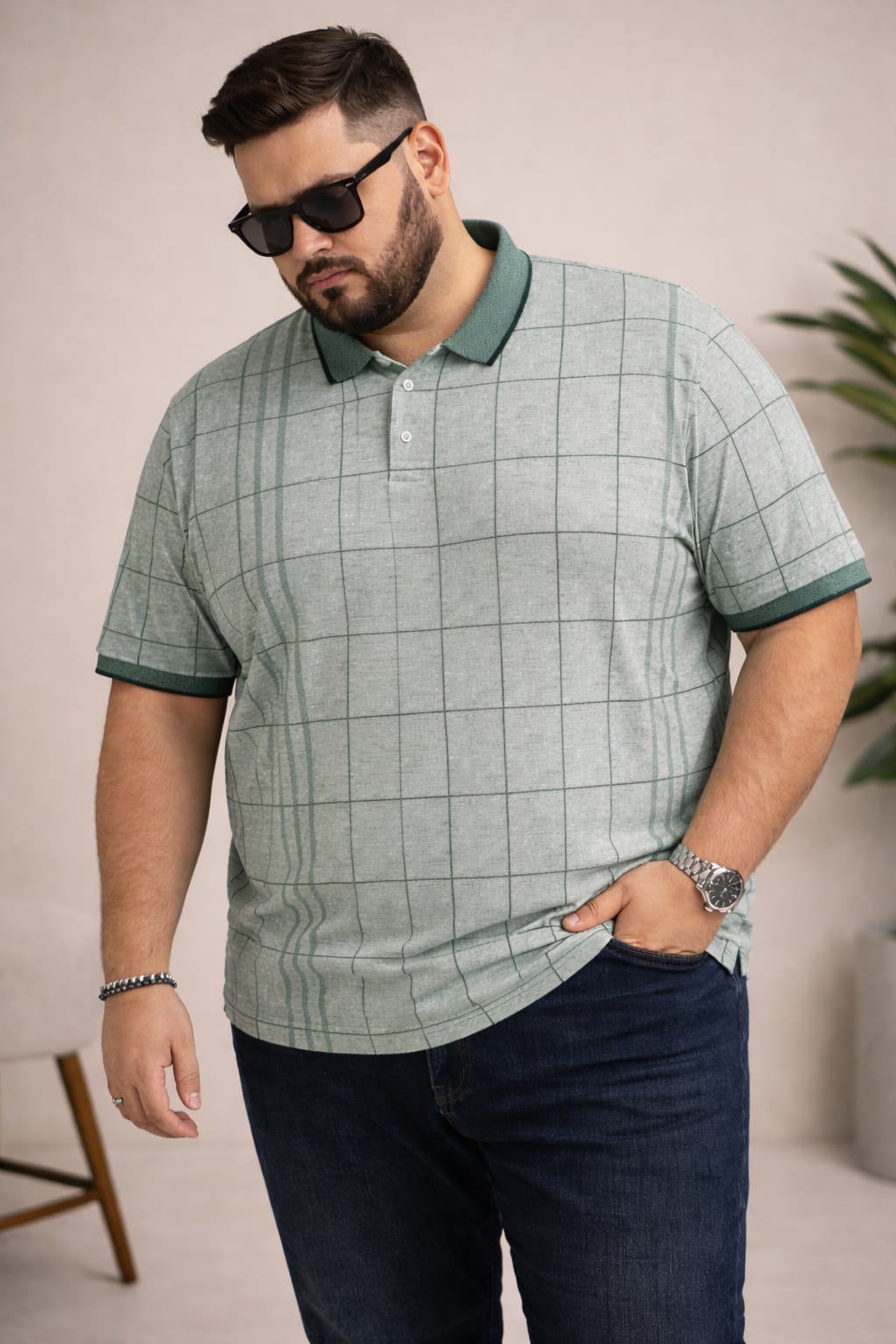 Austivo Men's  Polo Neck T-shirt