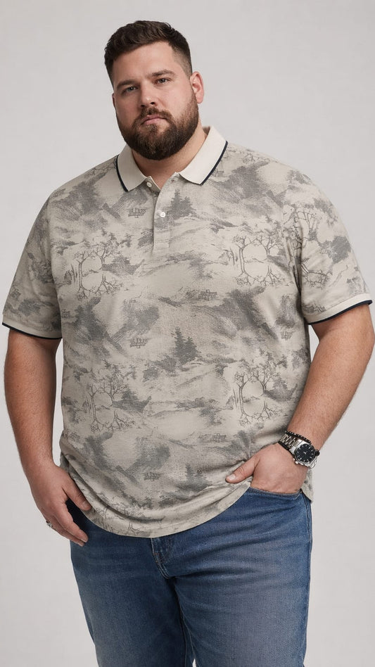 Austivo Men's  Polo Neck T-shirt