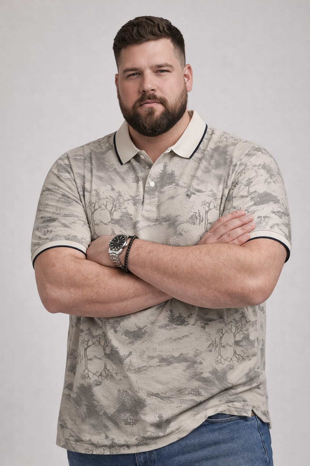 Austivo Men's  Polo Neck T-shirt