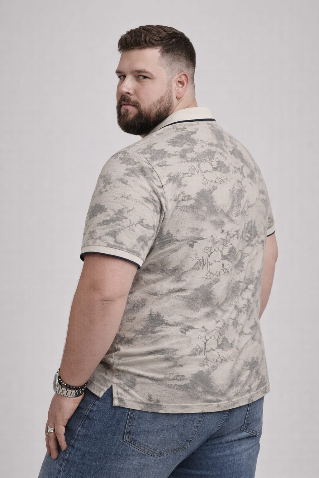 Austivo Men's  Polo Neck T-shirt