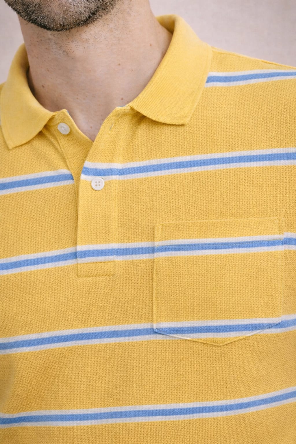 Austin Wood Pocket Polo T-shirt