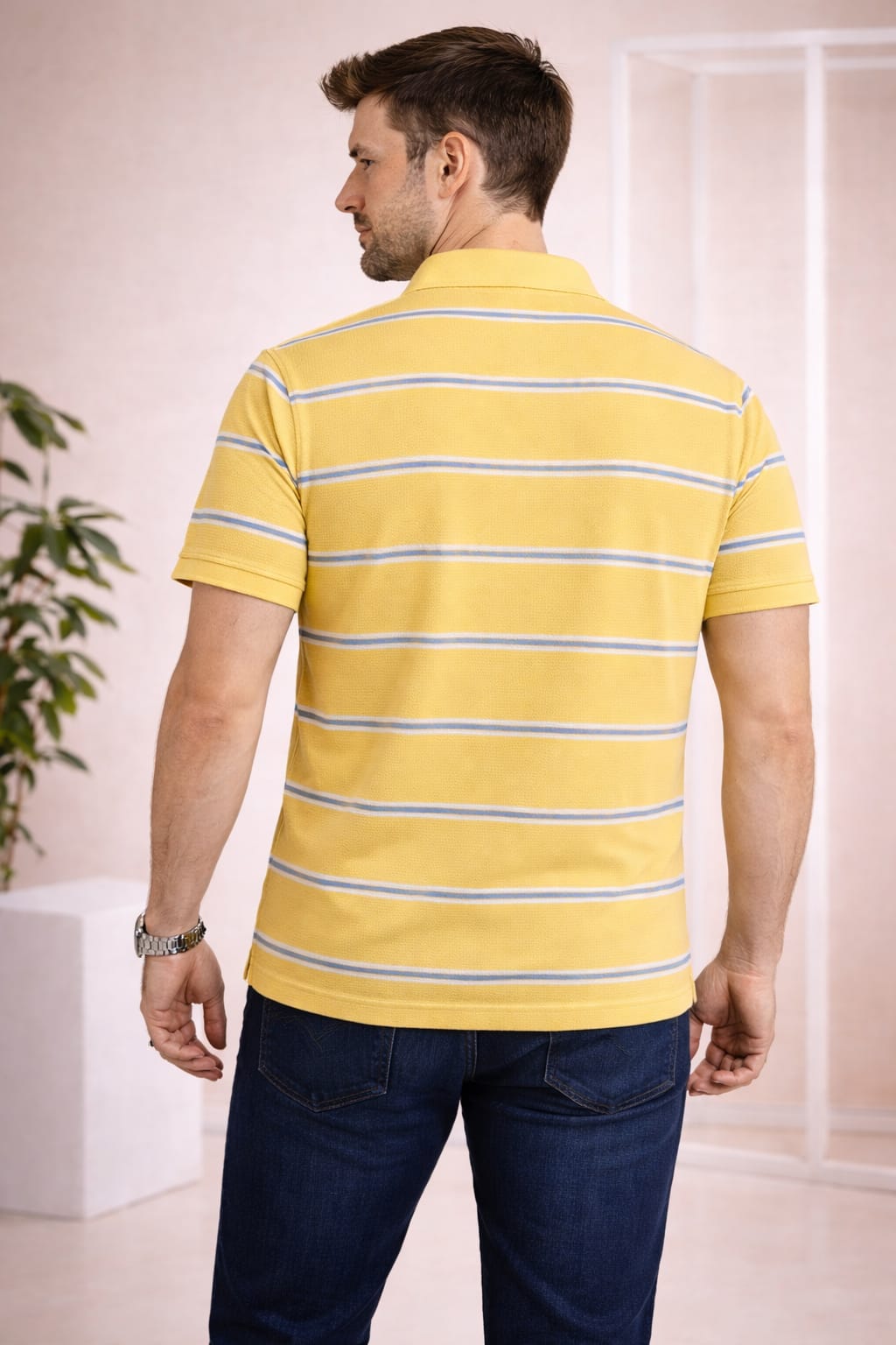 Austin Wood Pocket Polo T-shirt