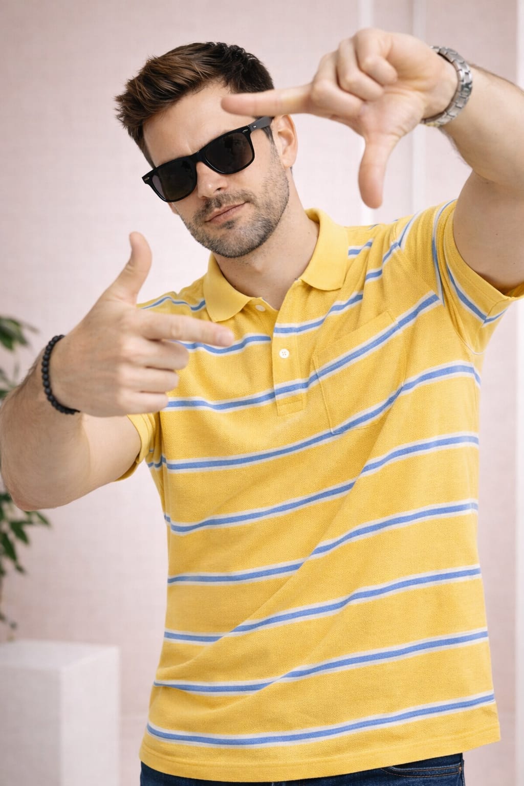 Austin Wood Pocket Polo T-shirt
