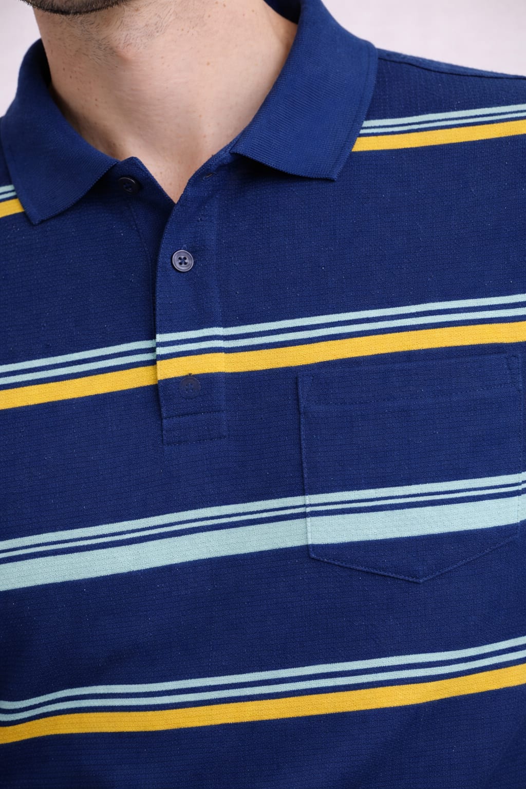 Austin Wood Pocket Polo T-shirt