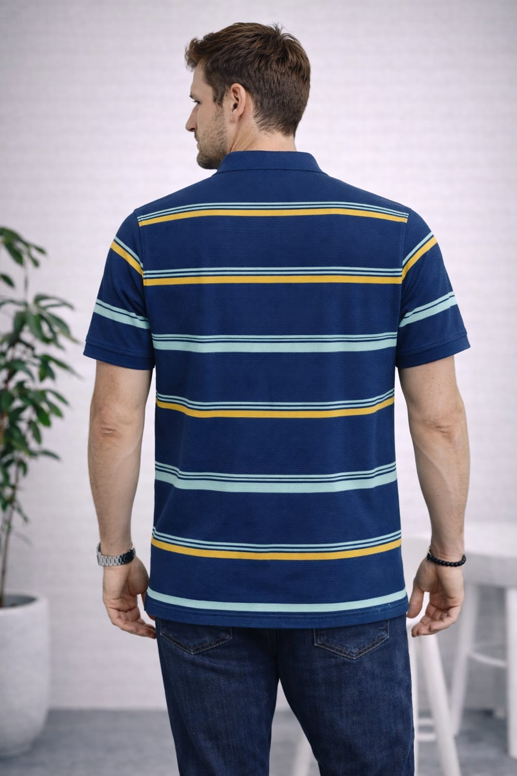 Austin Wood Pocket Polo T-shirt
