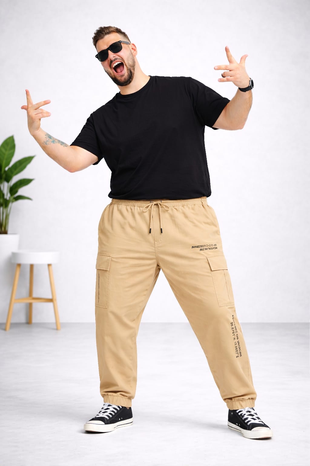 AUSTIVO Men’s Plus Size Cargo Pants