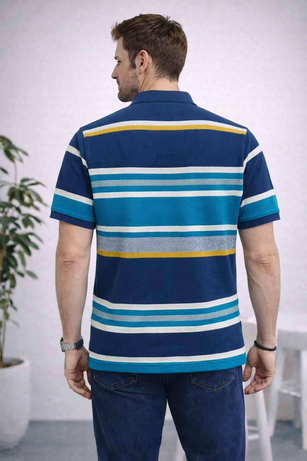 Austin Wood Pocket Polo T-shirt