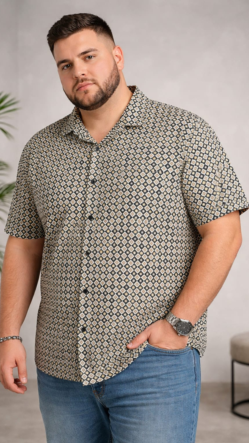 Austivo Men Plus Size Shirt