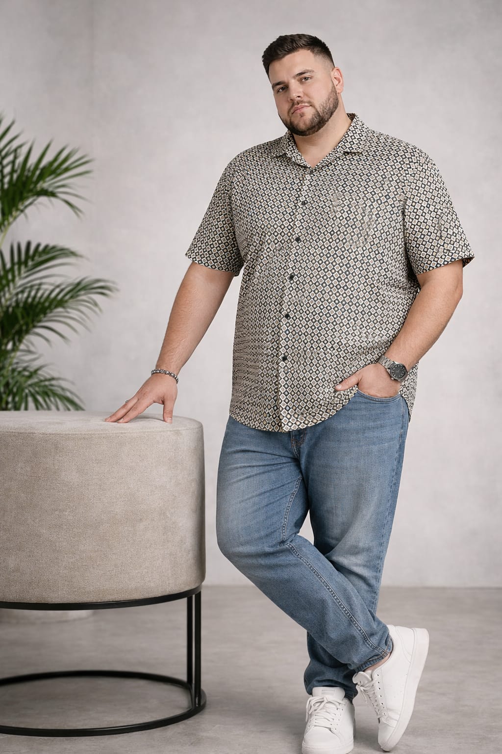 Austivo Men Plus Size Shirt