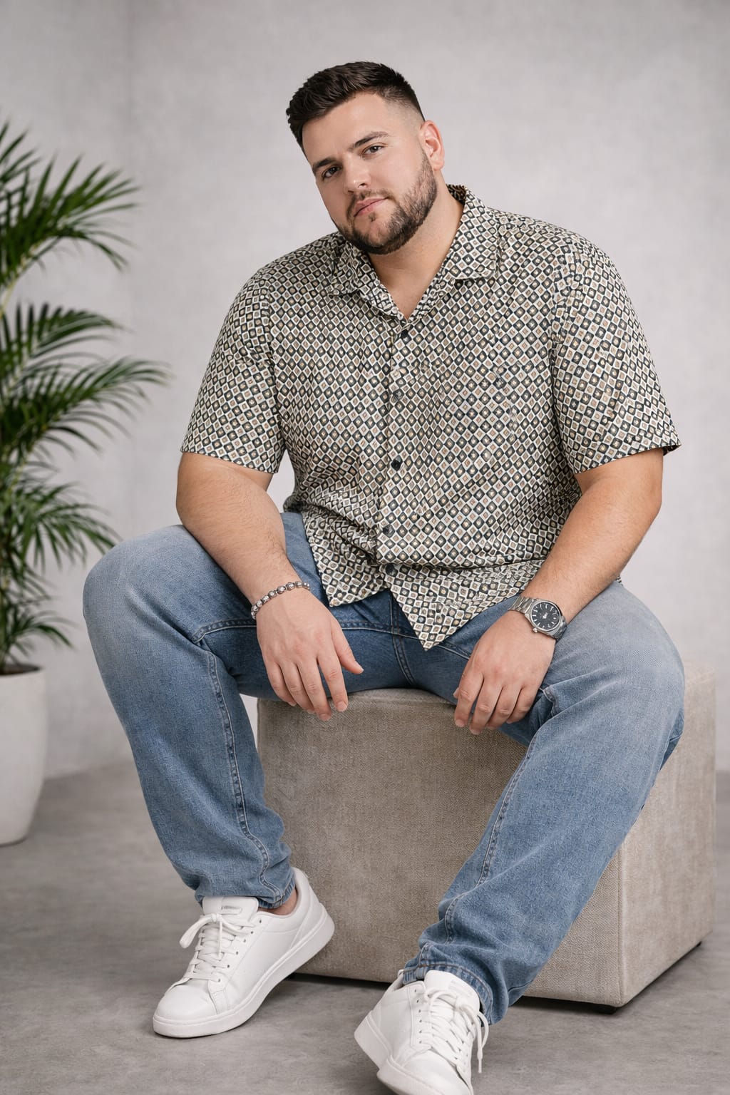 Austivo Men Plus Size Shirt