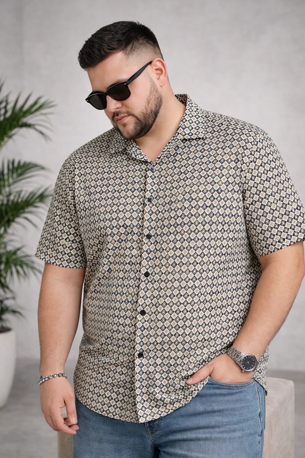 Austivo Men Plus Size Shirt