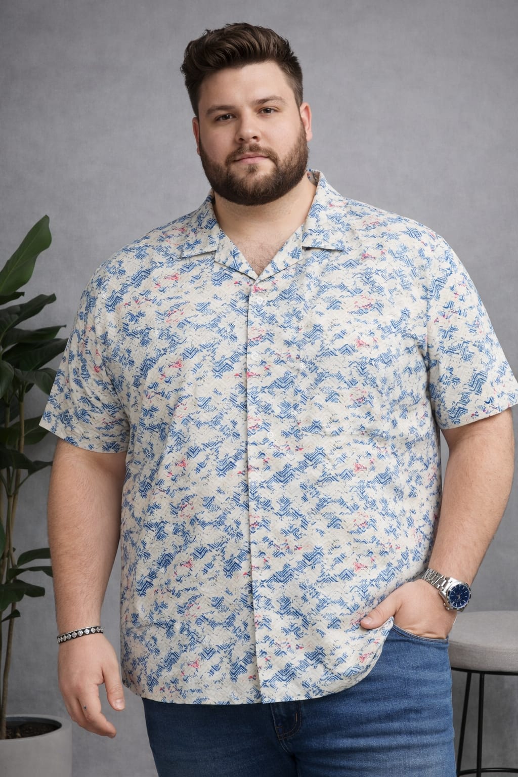 Austivo Men Plus Size Shirt