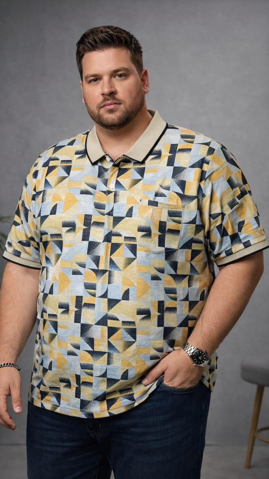 Austivo Men's  Polo Neck T-shirt