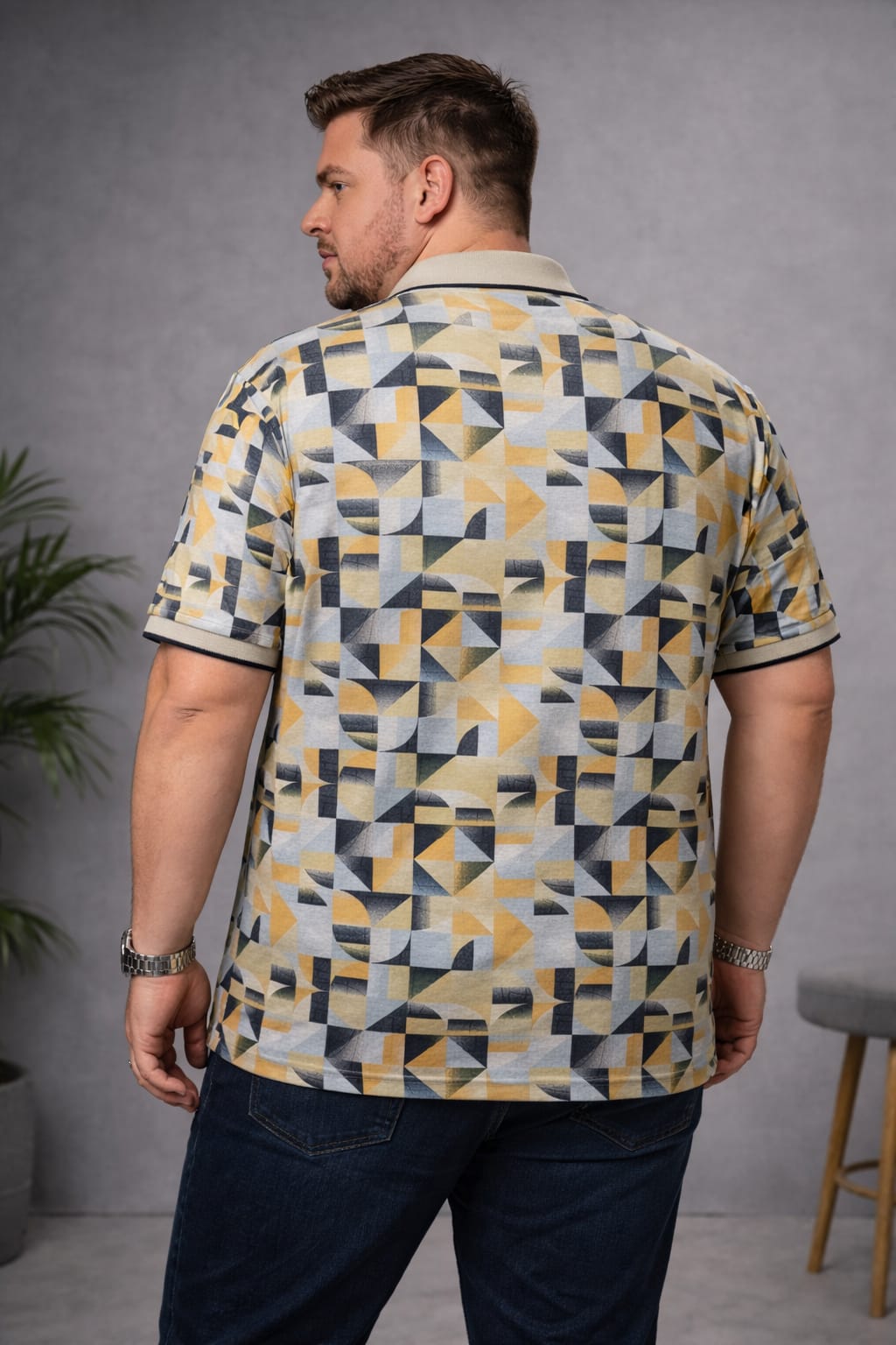 Austivo Men's  Polo Neck T-shirt