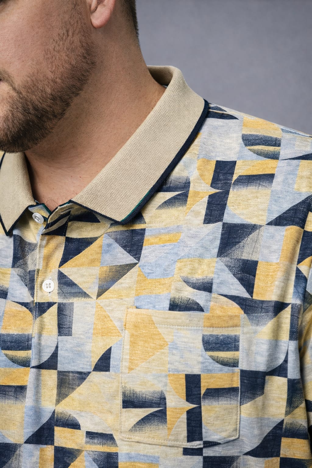 Austivo Men's  Polo Neck T-shirt