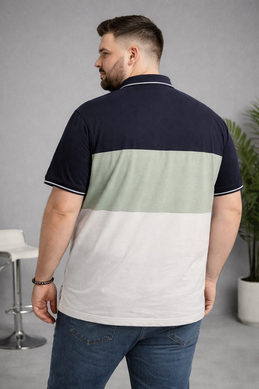 Austivo Men's  Polo Neck T-shirt