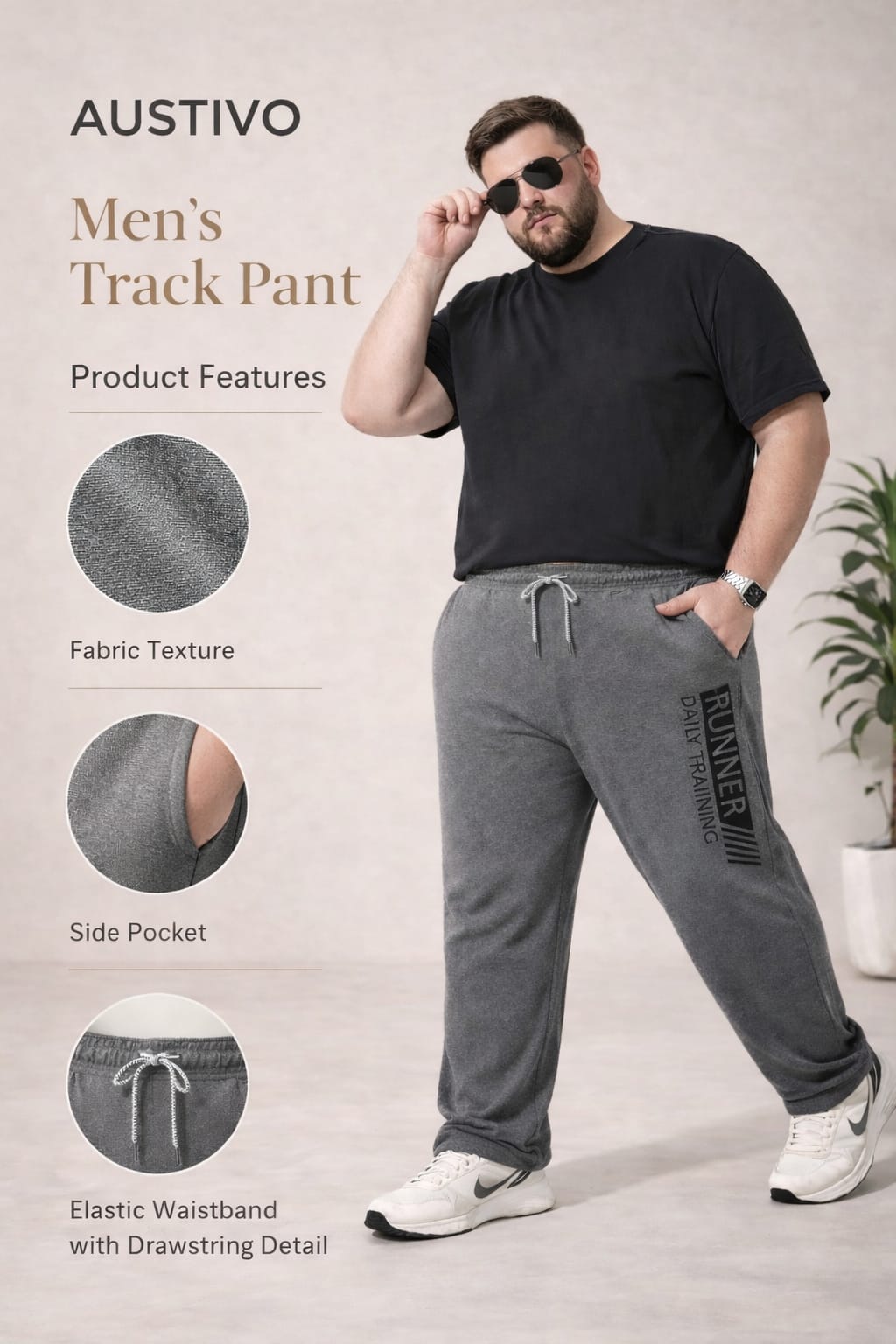 Austivo Men Track Pants