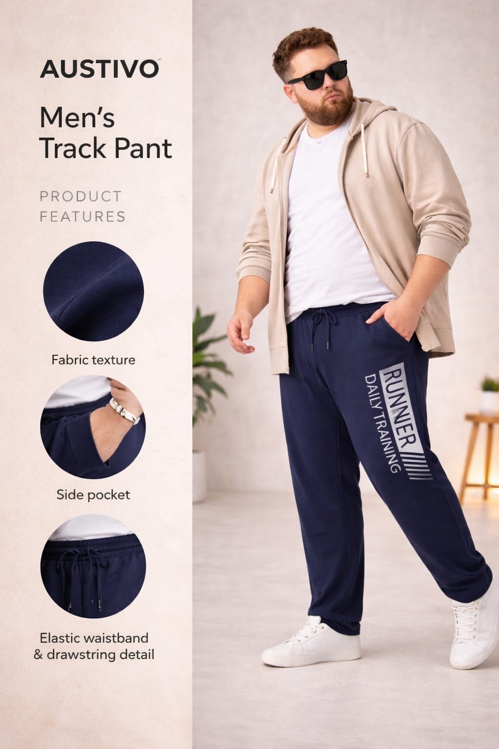 Austivo Men Track Pants