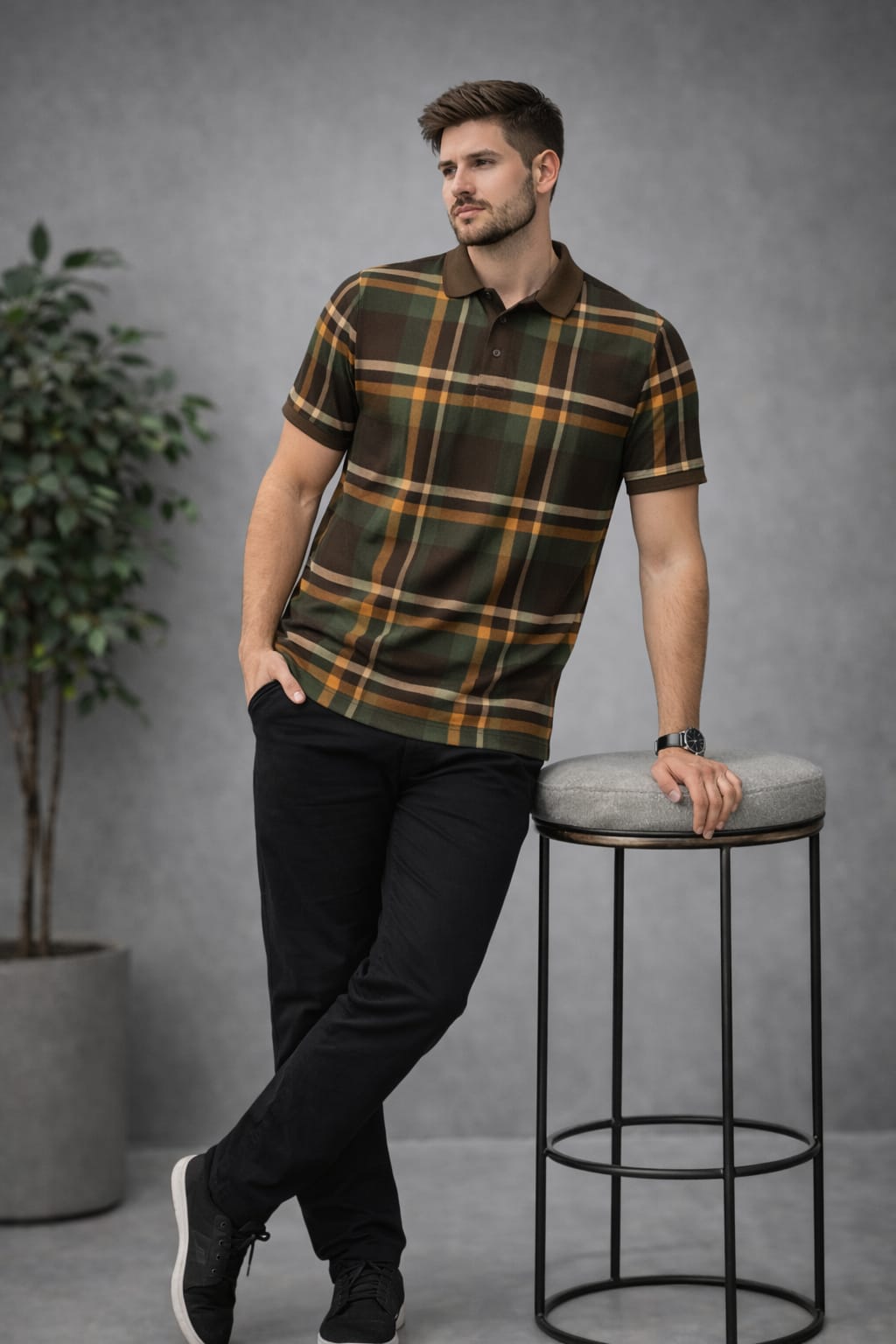 Austin Wood Polo T-shirt