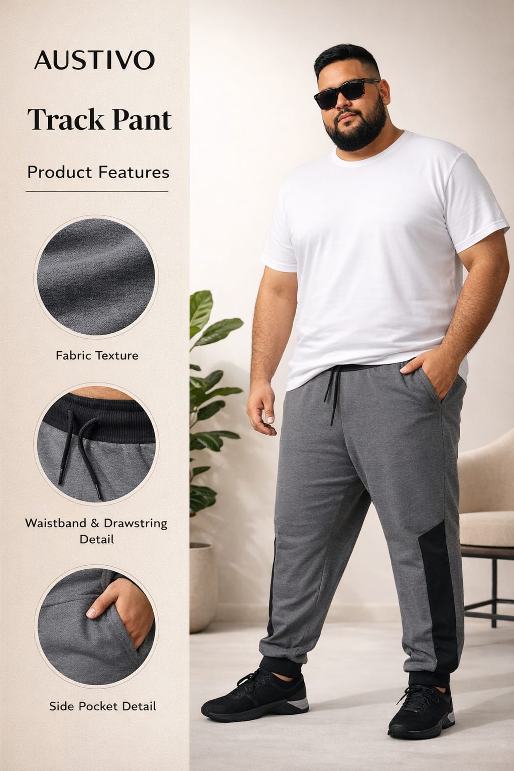 Austivo Men Track Pants