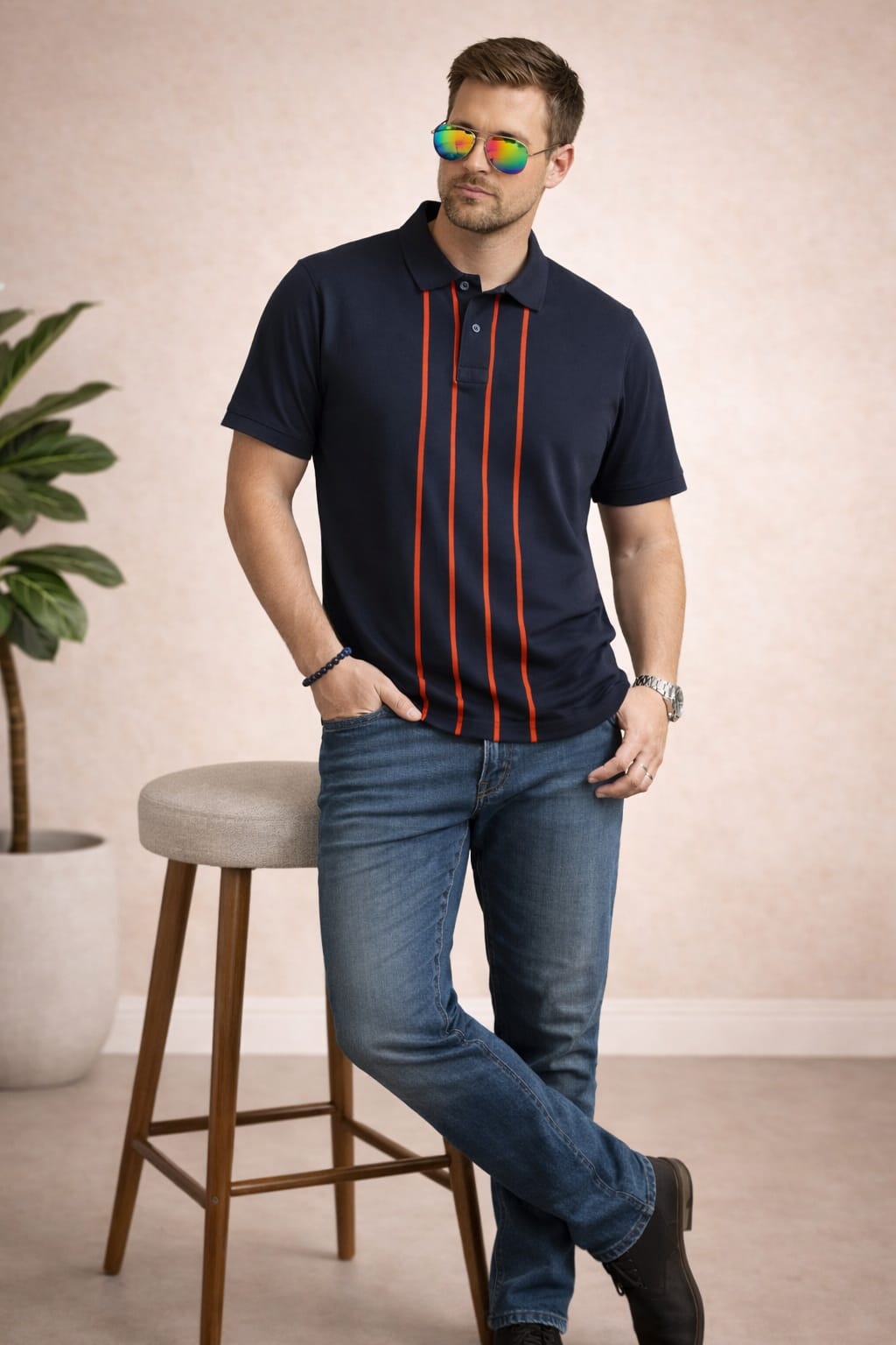 Austin Wood Polo T-shirt