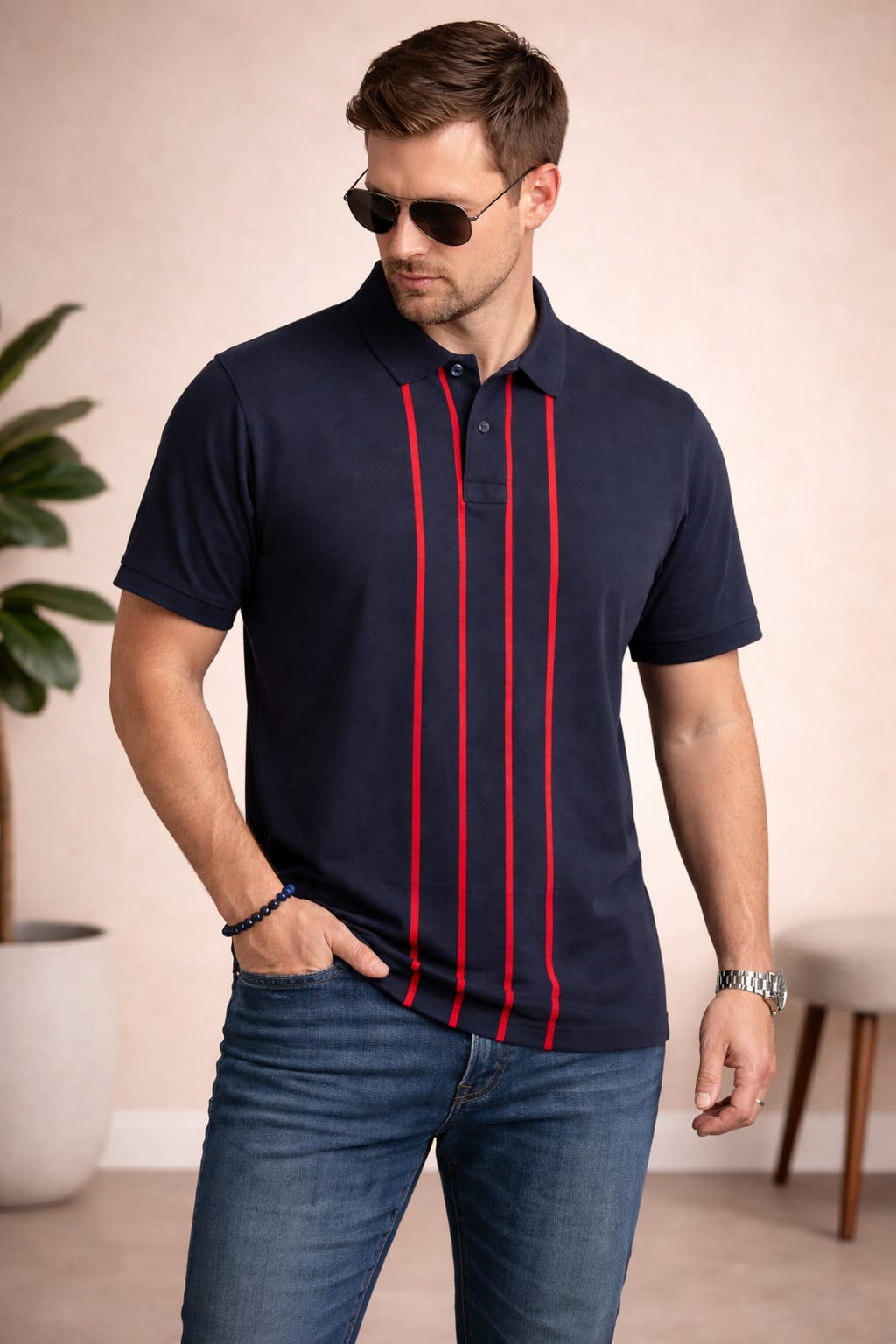 Austin Wood Polo T-shirt