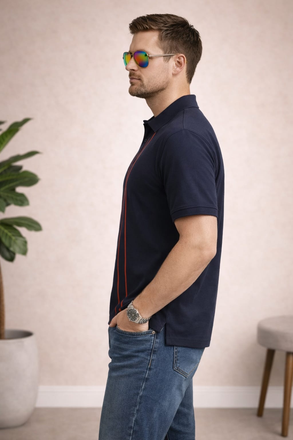 Austin Wood Polo T-shirt