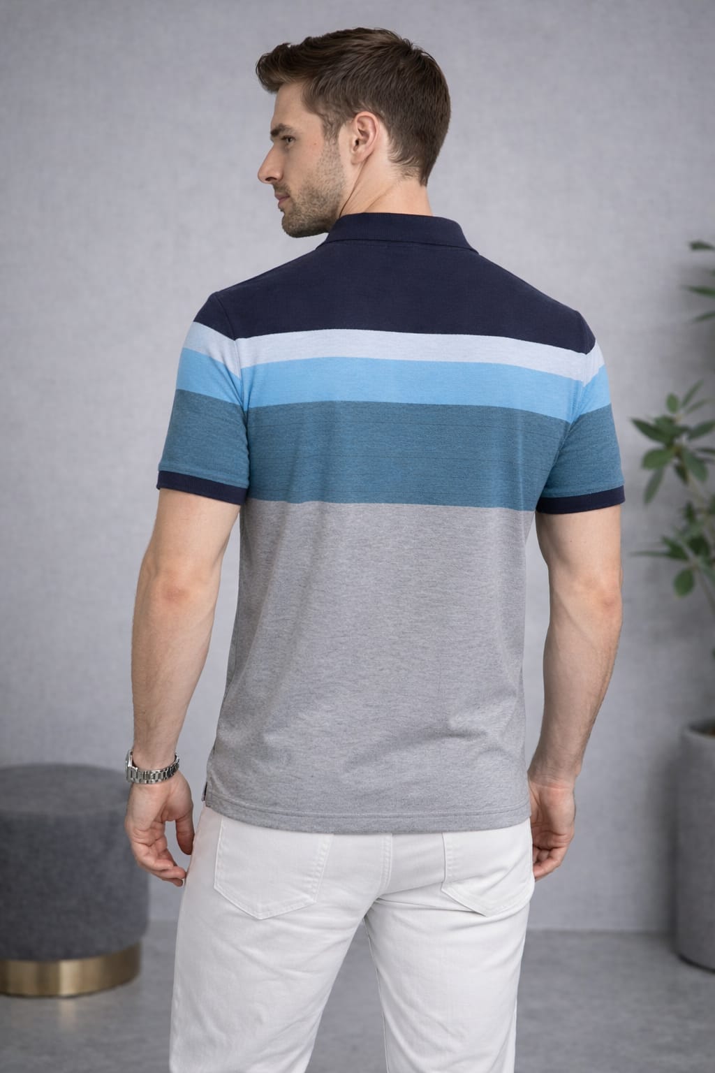 Austin Wood Men's Half Sleeves  T-shirt