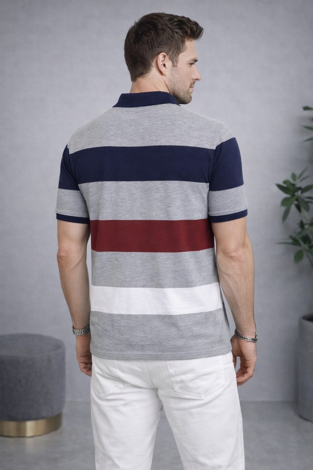 Multi Stripers Polo T-shirt