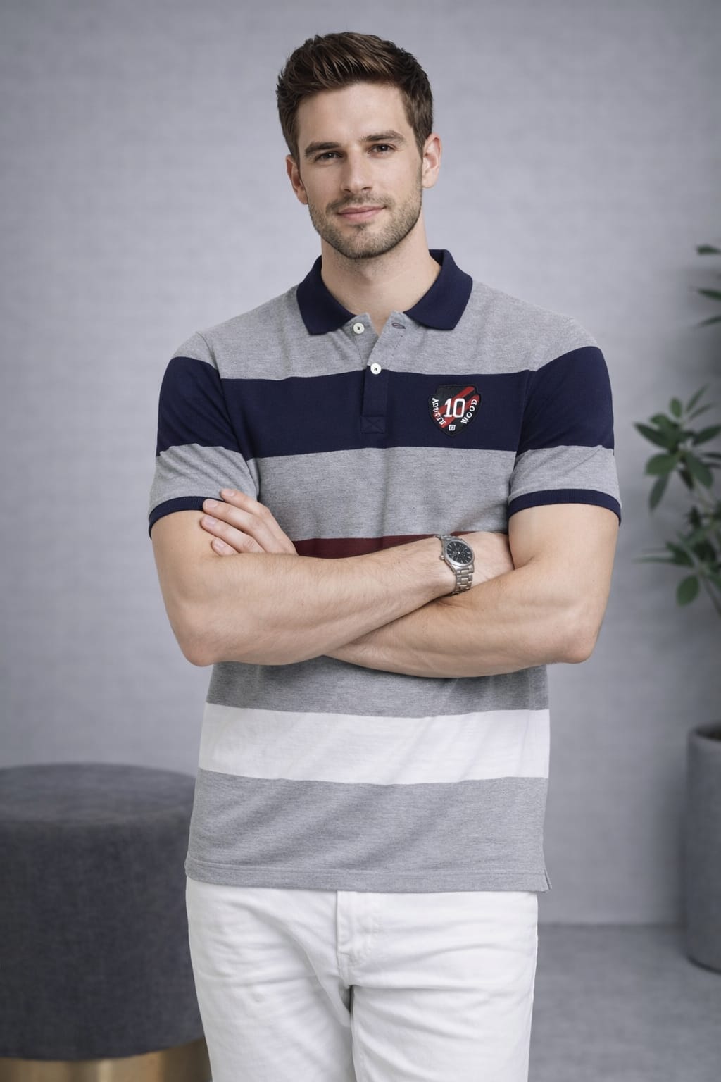 Multi Stripers Polo T-shirt