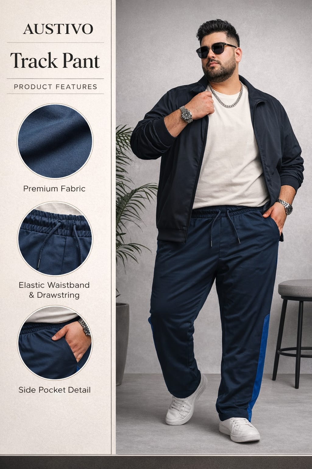 Austivo Men Track Pants