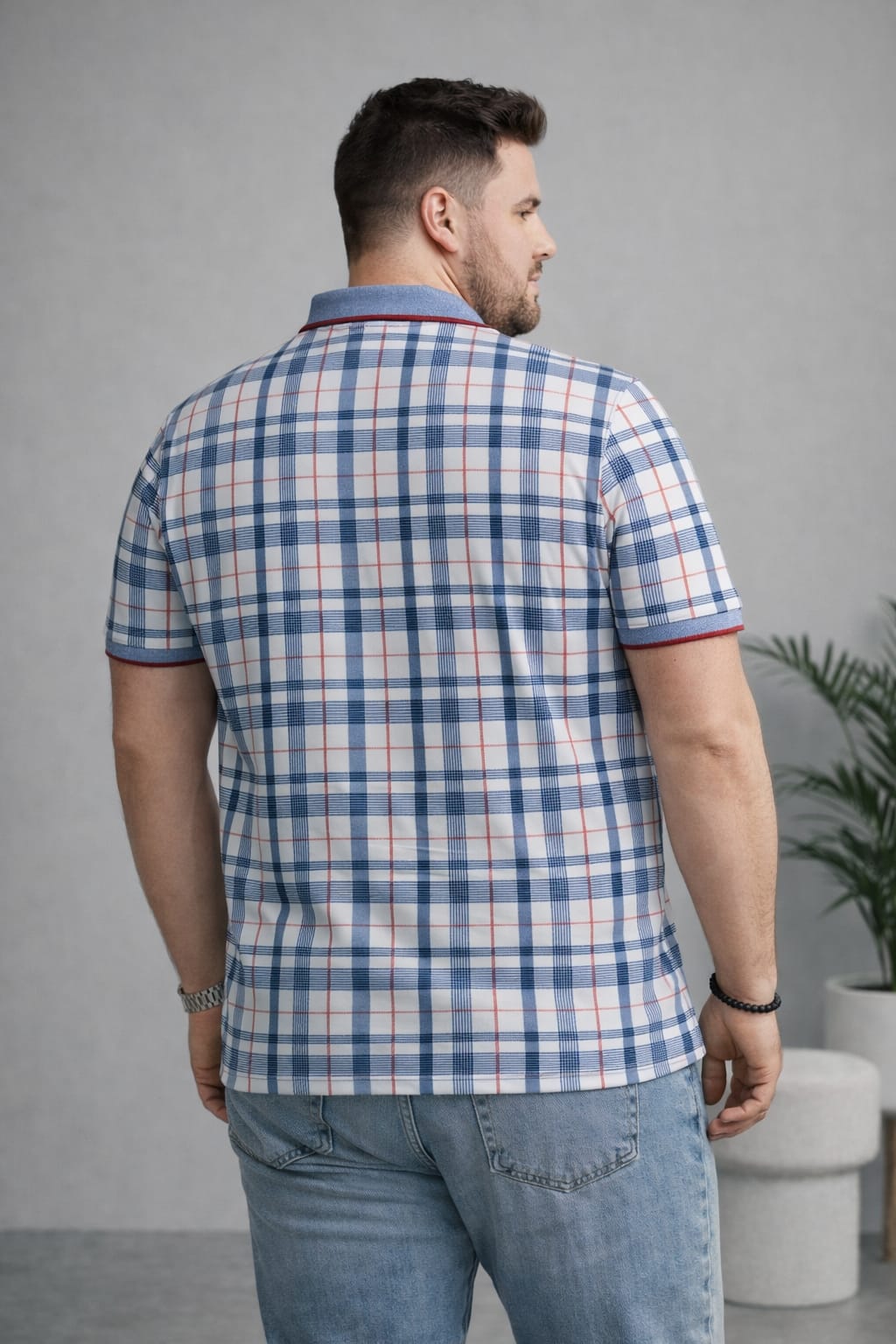 Austivo Men's  Polo Neck T-shirt