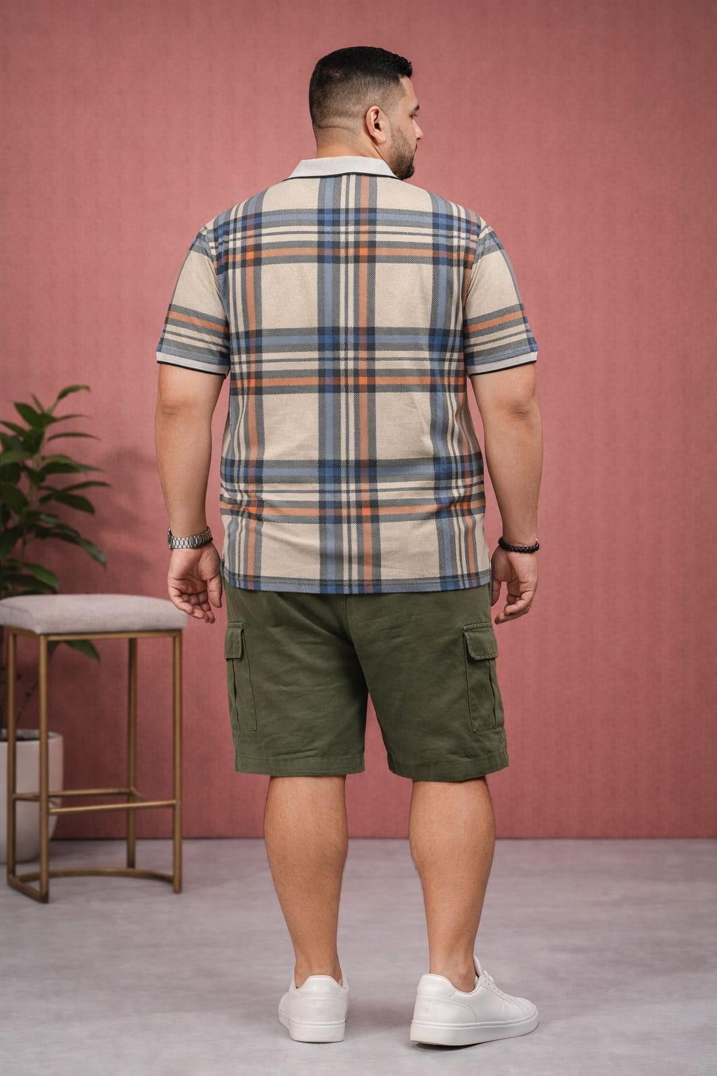 Men's Plus Size Summer Co-ord Set