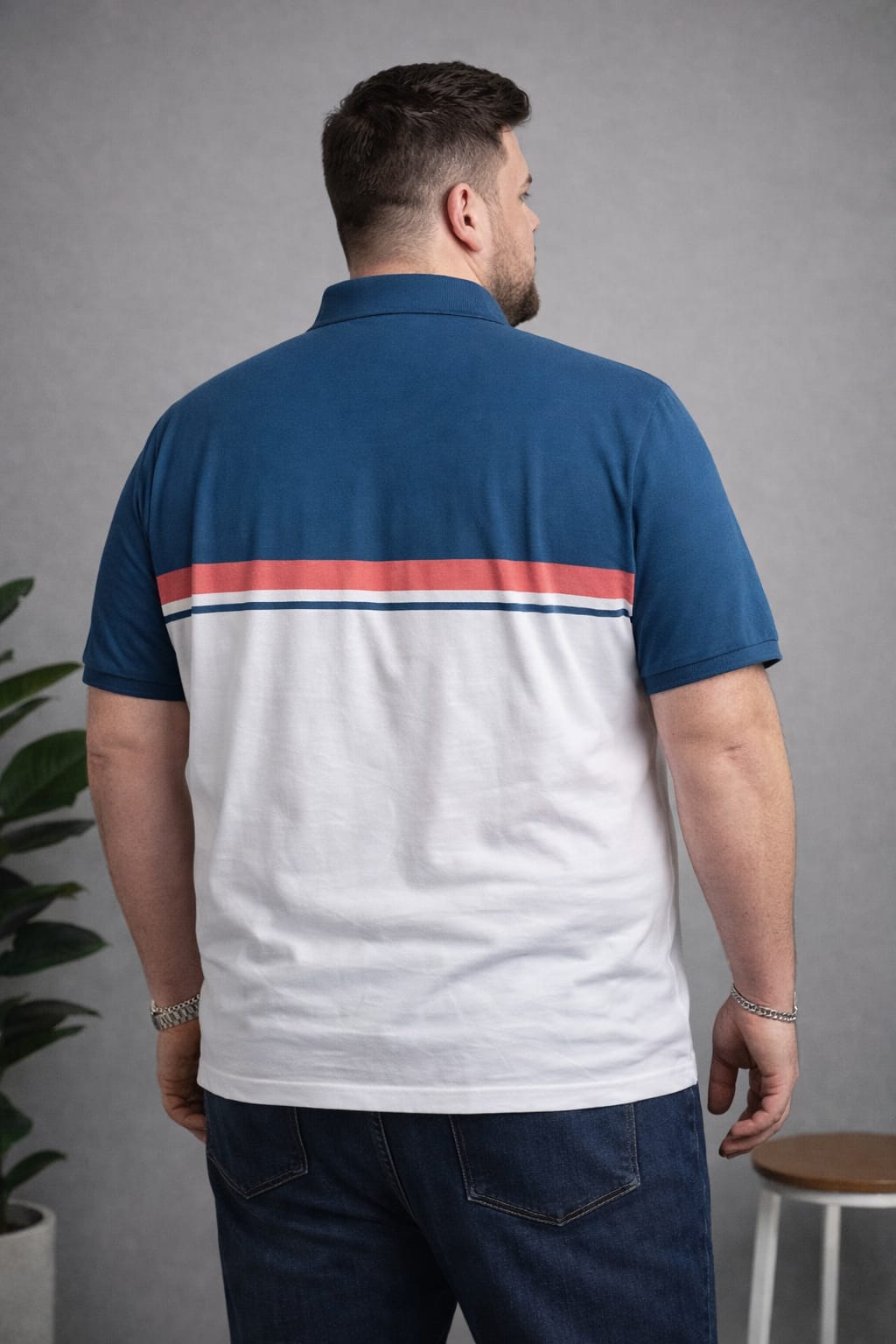 Austivo Men's  Polo Neck T-shirt