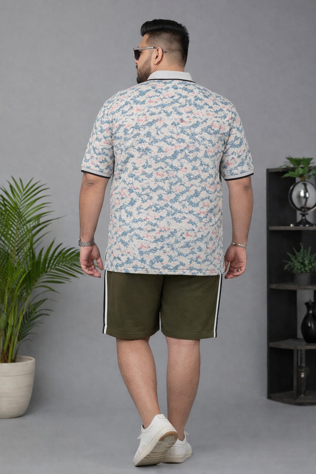 Men's Plus Size Summer Co-ord Set