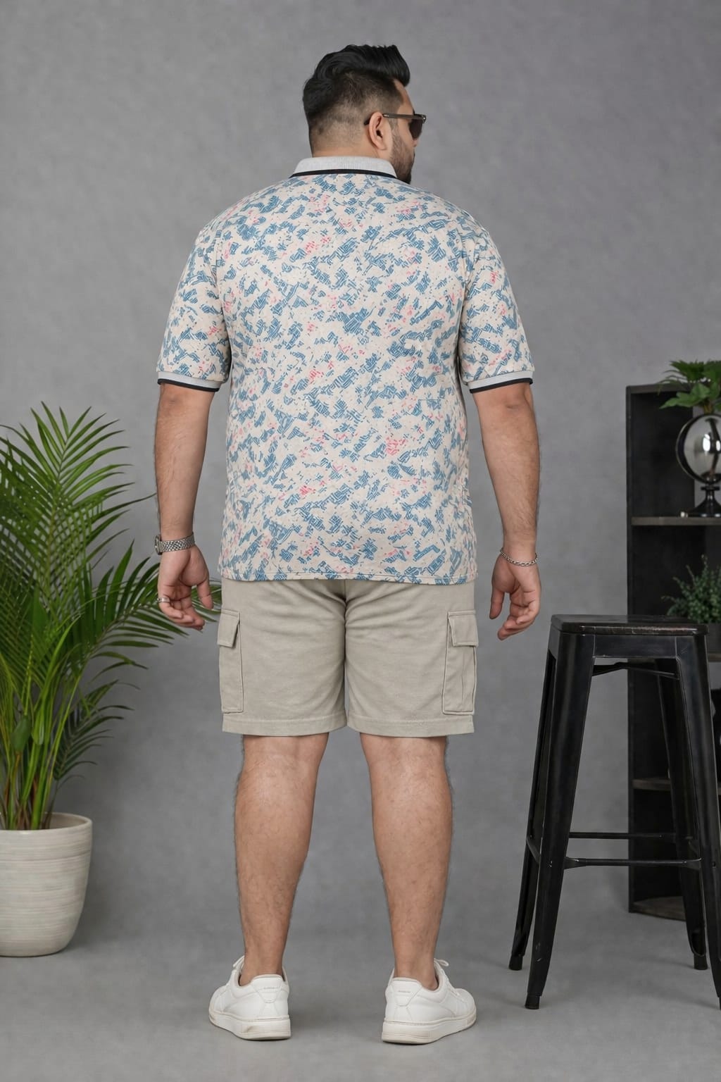 Men's Plus Size Summer Co-ord Set