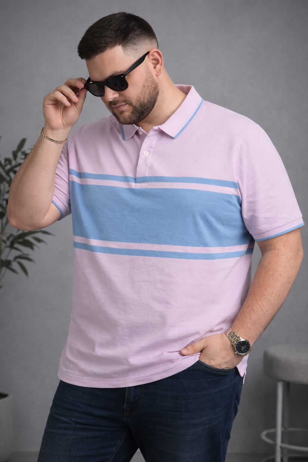 Austivo Men's  Polo Neck T-shirt